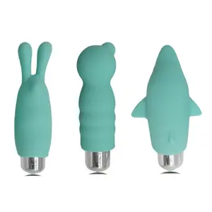 Women's Soft and Cute Small Animal-Shaped Vibrator Joy Apparatus Masturbation Sex Toy Jumping Eggs Vibrator Genre