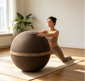 Faltbare, Langlebige, Reißfeste Polyester-Schutzhülle für Sitzball-Stuhl, Büronutzung, Bequem zu Tragen, Fitness, Yoga, Übungen - Product Image 1