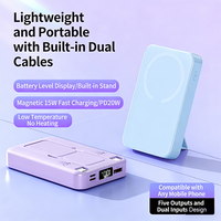 Chargeur portable ultra fin, mini, magnétique, sans fil, charge rapide PD20W, batterie externe, chargeur rapide, power bank 10000mah