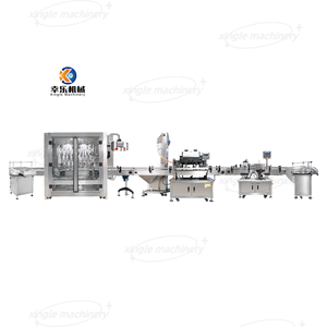 آلة تنظيف الصابون السائل بالكامل للتبييض ، خط تعبئة كامل تلقائي بالكامل ، ماكينة وضع الملصقات والتعبئة والتغطية - Product Image 4