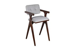 Premium Rose Pink <b>Bar</b> Chair Upholstered Velvet High <b>Stool</b> with <b>Adjustable</b> Height Swivel Function for Home <b>Bar</b> Kitchen Counter - Product Image 2