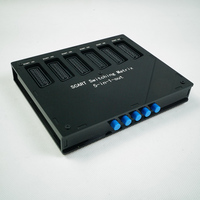 5 Entrées 1 Sortie 1 EUR Splitter Scart RGB en Métal RCA SVHS AV TV Convertisseur Audio pour MD/SFC/PS123/SS/DC/Box Garantie 12 Mois