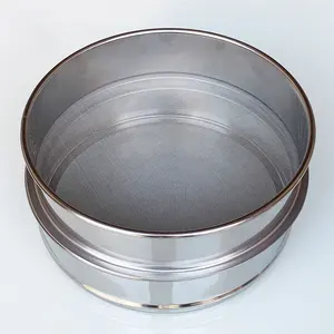 Stainless steel Brass 45 75 micron laboratory Test sieve