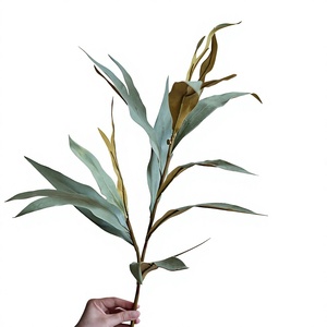 Foglie Artificiali di Grevillea all'Ingrosso, Stelo Lungo, Foglie Finte Verde Argentato per Composizioni Floreali, Decorazioni per Casa e Matrimoni - Product Image 4