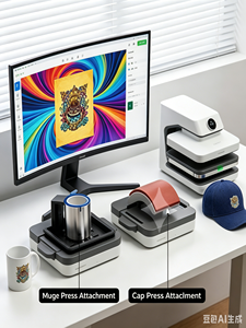 Máquina de Prensa de Calor Multifuncional Xtool Wonderpress Todo en Uno, Máquina de Impresión Digital de Camisetas, Prensa de Transferencia - Product Image 5
