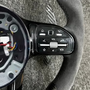 Volante de Cuero Personalizado para <span class=keywords><strong>Mercedes</strong></span> <span class=keywords><strong>Benz</strong></span> W212 W203 W205 W222 W213 Cls Gle Glc <span class=keywords><strong>43</strong></span> E63 E53 C63 <span class=keywords><strong>AMG</strong></span>, Accesorios para Automóviles - Product Image 3