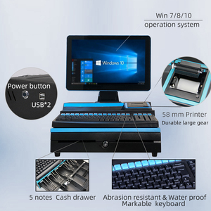 Sistema POS Electrónico Moderno con Pantalla Táctil Completa Android para Restaurantes y Supermercados, Caja Registradora, Máquina de <span class=keywords><strong>Cajero</strong></span> - Product Image 1