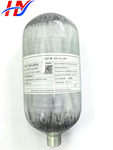 Réservoirs en fibre de carbone haute pression Hongyan 2,4 L, vente d'usine, étiquette personnalisée, OEM, certifié CE, ISO, réservoir en fibre de carbone HPA - Product Image 1
