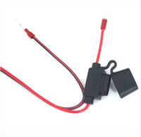 Kunden spezifische Over mould Micro Fuse Tap Doppel drähte mit 1015 14awg in Line Mini Sicherungs halter zum Anschließen einer Wegfahr sperre