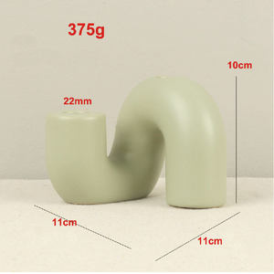 Support de bougie <span class=keywords><strong>moderne</strong></span> fait main, écologique, imprimé sérigraphié, pour décoration intérieure, cheminée, <span class=keywords><strong>salle</strong></span> à <span class=keywords><strong>manger</strong></span>, entrée - Product Image 4