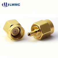 Conector SMA Hembra/Macho de Montaje en Brida para Cable de 0.47 mm, para Pruebas de Equipos Electrónicos, Venta Caliente