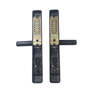 Cadenas antivol noir à double face coulissante en alliage de zinc avec <span class=keywords><strong>clé</strong></span> - Product Image 6
