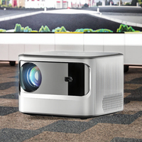 Projecteur intelligent Full HD à mise au point automatique, projecteur portable pour cinéma maison, projecteur intelligent Android WiFi mini projecteur 4k Beam 3D