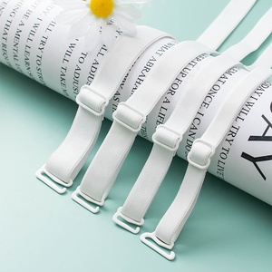 Venta al por mayor de alta calidad multicolor 1 Cm-2 cm de nylon ajustable mujeres sujetador doble hombro elástico Correa decorativa Accesorios - Product Image 2