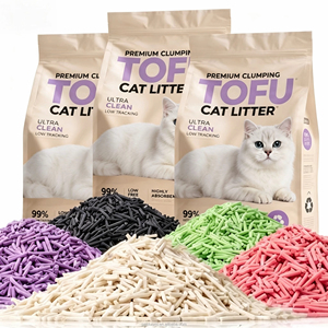 Arena para Gatos de Tofu de 1.5mm, Biodegradable, Ecológica, Natural, Desechable por el Inodoro, Venta al Por Mayor OEM, Suministro de Fábrica - Product Image 1