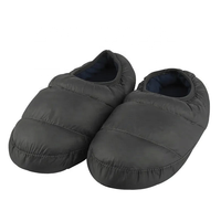 Chaussons d'intérieur ultra-légers en duvet de canard et d'oie pour femmes et hommes, doux, chauds, matelassés, antidérapants