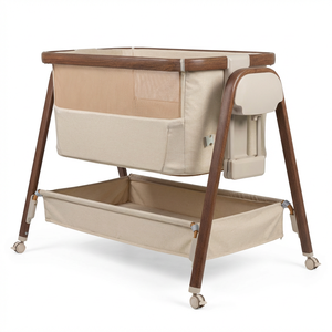 Berceau à bascule électrique <span class=keywords><strong>pour</strong></span> nouveau-né de 0 à 24 mois, <span class=keywords><strong>lit</strong></span> à bascule <span class=keywords><strong>pour</strong></span> bébé avec fonction de cododo - Product Image 1