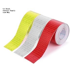 Safety Danger High Viscosity Reflective Recyclable PVC Film Base Material Floor Marking Warning Caution Self Adhesive Tape - Product Image 2