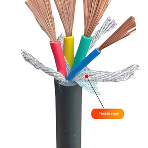 כבל חשמל גמיש מבודד EPR נחושת טהורה H07RN-F 4*6mm2 YC, 2/3/4/5 גידים, 2.5/4/6/10/16 מ\"מ, 450/750V, לשימוש בתחנות כוח - Product Image 4
