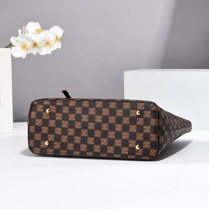 Bolso de Mano de Lujo para Mujer 2025, Bolso Tote de PU a Cuadros, Bolso de Hombro Moderno, Bolso de Gran Capacidad con Cierre - Product Image 5