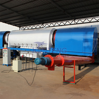 Machine de carbonisation de charbon de bois d'épis de maïs commercial écologique four de carbonisation machine de carbonisation de coque de sciure de riz