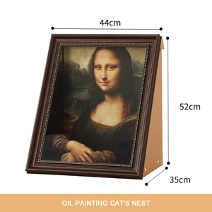 BunnyHi MZB006 visión 4D mejorada fotografía de mascotas pinturas de fama mundial juego decorativo pintura al óleo de lujo cama de Casa de gato - Product Image 2