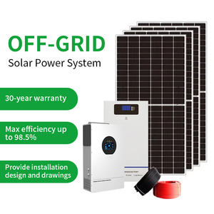 Système solaire hors réseau 5KW, kit complet, prix de gros, solution de production <span class=keywords><strong>et</strong></span> de stockage d'énergie photovoltaïque, fournisseur OEM ODM - Product Image 1