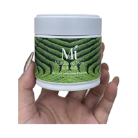 Vente en gros 30g facile à ouvrir anneau tirer métal peut noir rond soudure Matcha boîte 50g pot de thé en blanc argent noir pour le stockage