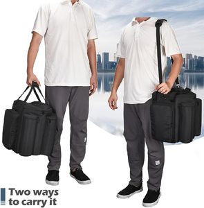 Durable Canvas Zipper Storage Bag for PartyBox 110/120 <b>Speaker</b> Travel Protective Cover Case <b>Water</b> Resistant Lightweight Design - Product Image 2