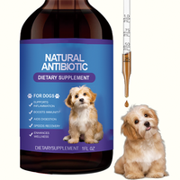 Antibiotiques liquides pour animaux de compagnie, soins aux antibiotiques naturels pour chiens et chats, soulagement des allergies et des démangeaisons, soutien immunitaire, haute teneur en protéines