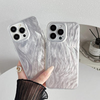 Coque de téléphone portable Redmi Water Ripple Laser Gradient Luxury PC IMD UV Painted Shockproof