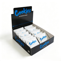 Boîtes PDQ personnalisées imperméables, boîtes en papier pliables, revêtement UV, logo imprimé, boîtes PDQ pour l'affichage de produits alimentaires et de collations, emballage de base