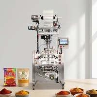Machine d'emballage automatique verticale pour sachets de poudre d'assaisonnement, piment rouge, granulés de curcuma, cumin et autres épices