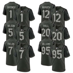 2025年ニューヨークライバルテーマアメリカンフットボールジャージーカスタムステッチ刺繍男性用ユースプラスサイズ半袖 - Product Image 2