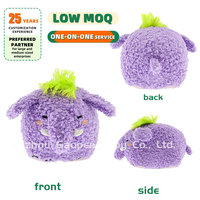 Peluches En Gros Violet En Peluche Éléphant Poupée Sur Mesure Teddy Velours Petit Peluches Animal Jouet pour Dessin