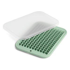 Molde para cubitos de hielo 165 cubos (9x9mm) Cóctel con tapa (19.5x14x1.3cm) DAILY Green 357 - Product Image 1