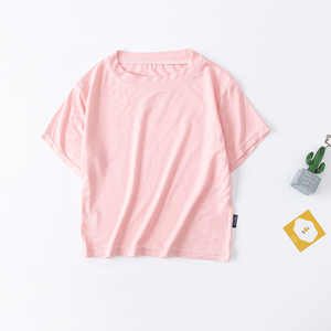 Camiseta de Manga Corta para Niños 2022, Impresión de Logotipo Personalizado, Algodón Monel, Lisa, para Bebés, Niñas y Niños - Product Image 6