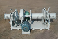 Treuil d'ancre électrique 250KN à commande sans fil à double tambour Entretien facile