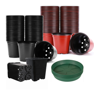 Honest Supplier Horticultural 2 / 3 Gallon Square Black Plant Plastic Nursery Flower Pot