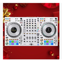Pioneer DJ DDJ-FLX10-W : Contrôleur multiplateforme 2 canaux |   Édition limitée blanche |   Éclairage DMX, double micro, double USB-C |   Serato, re