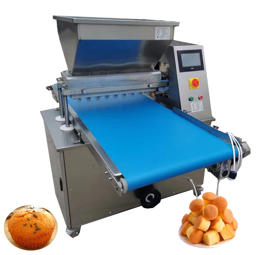 Automatic cake making sponge cup cake cookies forming making machine