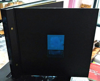 Boîte de rangement multi-albums en carton pour disques vinyles, CD, DVD, solution d'emballage lenticulaire, gaufrage, pelliculage mat, revêtement UV