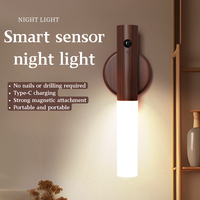 Lampe de remplissage LED, rechargeable par USB, avec détecteur de mouvement, magnétique, 3 couleurs, intensité réglable, mini lampe murale pour l'éclairage vidéo et les scènes intérieures