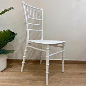 <span class=keywords><strong>Sedie</strong></span> Chiavari Tiffany da Matrimonio all'Ingrosso in Plastica Monoblocco Solida Bianca e Nera in <span class=keywords><strong>Resina</strong></span> PP per Eventi - Product Image 5