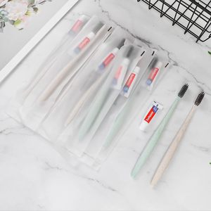 Cepillo de Dientes Ecológico, Biodegradable y Reciclable para Hotel, con Cerdas Duras, de Un Solo Uso y Diseño Portátil - Product Image 5