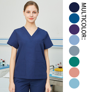 2025 Tẩy Tế Bào Chết Đồng Phục Bộ Biểu Tượng Tùy Chỉnh Cho Phụ Nữ Điều Dưỡng Quần Áo Bác Sĩ Trang Phục Thoáng Khí Bền Phẫu Thuật Phù Hợp Với - Product Image 3