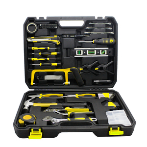 218 pièces kit d'outils à main de réparation domestique avec marteau pince scie à main jeu de tournevis et boîte à outils mallette de rangement scie à main niveau - Product Image 1