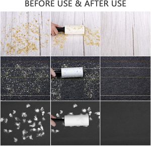 Rodillo Quitapelusas Profesional y Duradero de Plástico Blanco para Eliminar Pelo de Mascotas y Ropa, Marca Colorfulmedium - Product Image 4