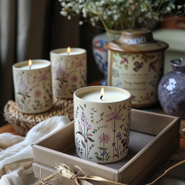 Aromatherapy Candles Indoor Use Long-lasting Home Fragrance Calming Soothing Niche High-end Romantic Ambiance Bedroom Gift