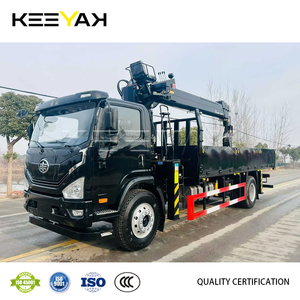 中国工厂一汽4*2车载式起重机液压伸缩式吊车吊臂货物运输吊车出售 - Product Image 4